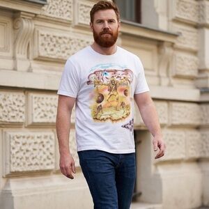 NWOT Travis Scott Off White Graphic T-Shirt Live On Tour Circus Maximus - 2X